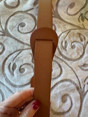 Wyse London Wrap Tan Leather Belt